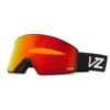 VonZipper Unisex Capsule Snow Sport Goggle - Black Satin Frame | Wildlife Fire Chrome Lens view 1