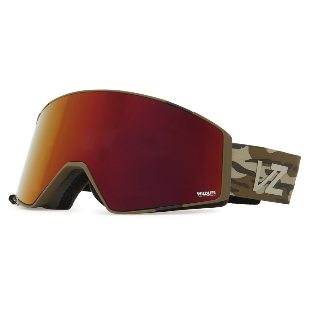 VonZipper Unisex Capsule Snow Sport Goggle - Mossy Oak Frame | Wildlife Black-Fire Chrome Lens