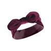 Hudson Baby Girls Infant Cotton And Synthetic Headbands, Velvet Knot, 0-24 Months, Velvet Knot, 0-24 Month US view 4