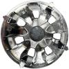 Huskey Parts Company 4X Chrome Golf Cart Wheel Covers Hub Caps 8" Compatible with EZGO Club Car Yamaha Stock Rim view 4