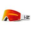 VonZipper Unisex Capsule Snow Sport Goggle - White Gloss Frame | Wildlife Fire Chrome Lens view 1