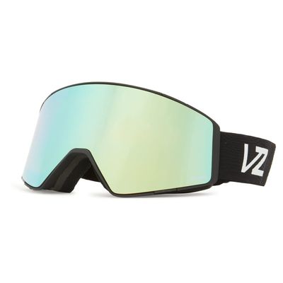 VonZipper Unisex Capsule Snow Sport Goggle - Black Satin Frame | Wildlife Stellar Chrome Lens