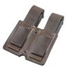 Double Magazine Pouch for Double Stack Mags Increased Capacity OWB Holder / Double Mag Pouch. Genuine Leather view 2