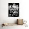 Artery8 Sport Quote Boxing Manager Cus DAmato A Man Beaten By Himself Is A Tragedy Typography Art Print Canvas Premium Wall Decor Poster Mural view 2