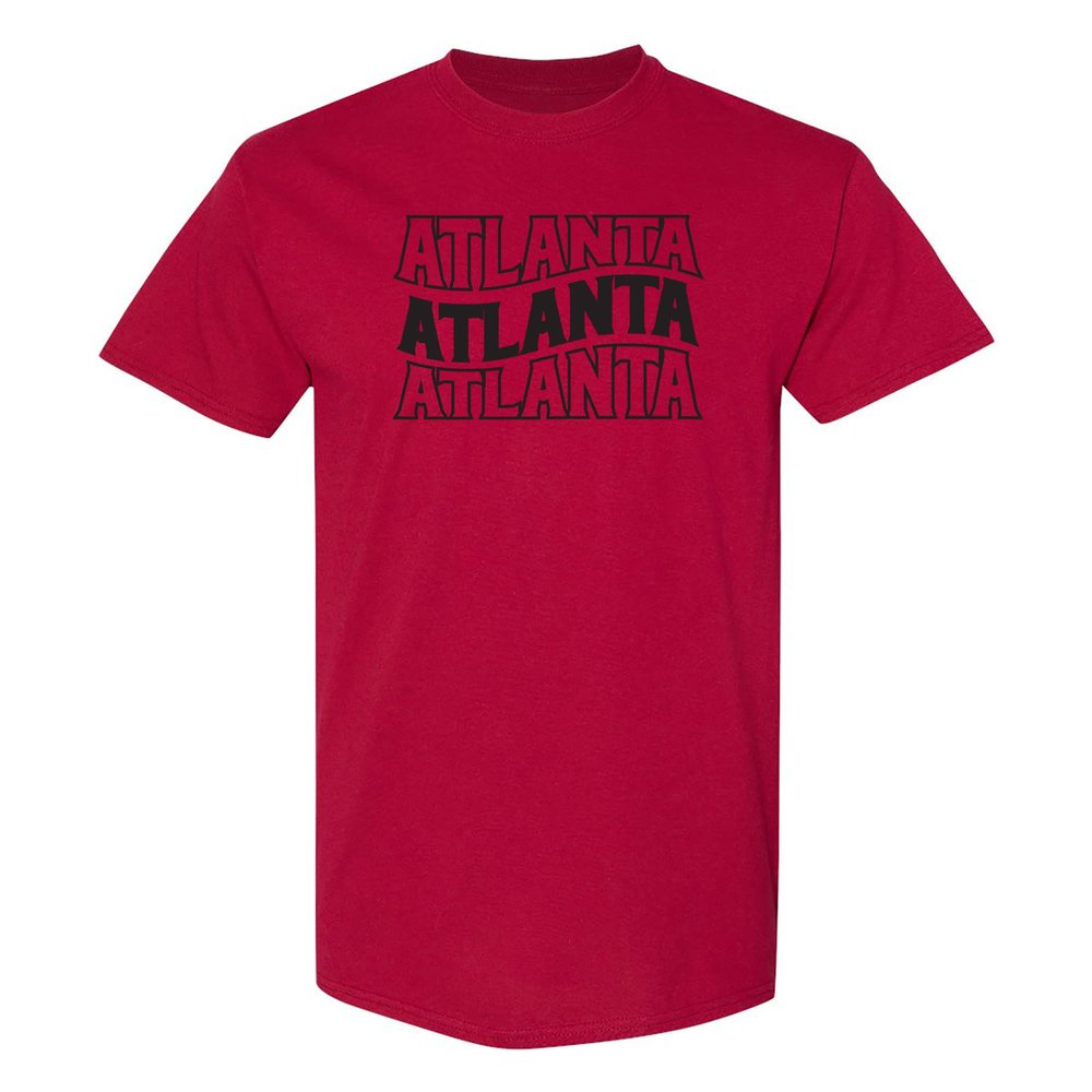 Atlanta Wave - Sports Team Color T Shirt - 2X-Large - Cardinal
