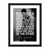 Artery8 Sport Quote Boxing Manager Cus DAmato Boxing Is A Contest Of Will And Skill Typography Artwork Framed Wall Art Print 18X24 Inch view 1