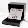Heart Knot Silver Necklace Luxury Box Milf, Milf Gift, New Mom Gift, Congratulations, Pregnancy Gift, Pregnant Girlfriend Gift, Gift for Pregnant Wi view 1