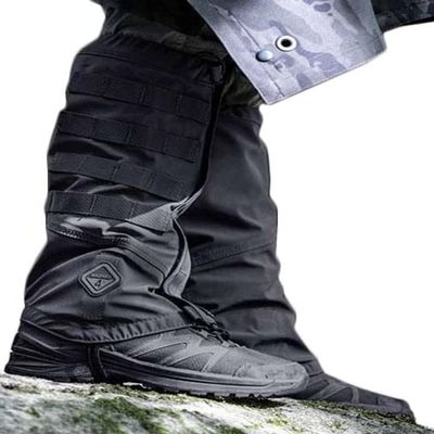 HAZARD 4 Mandogator(TM) Modular Boot Gaiters, 1 Pair (Black, X-Large)