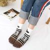 NENGGE Toe Socks 5 Pairs Women's Five Toe Socks Cotton Running Five Finger Socks, High Cut Toe Socks Cotton Running Socks,F view 3