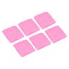 PATIKIL Sports Wristbands 8x8cm, 6 Pack Cotton Terry Cloth Absorbent Sweatband for Tennis Basketball Working Out Athletic Running, Pink view 1