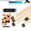Teekerwan 58 Inch 19oz/20oz Maple Billiard Stick Pool Cue Set 13mm Tip, Hardwood Canadian Maple Professional Billiard Pool Cue Stick (19Oz) view 2