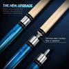 Teekerwan 58 Inch 19oz/20oz Maple Billiard Stick Pool Cue Set 13mm Tip, Hardwood Canadian Maple Professional Billiard Pool Cue Stick (19Oz) view 3