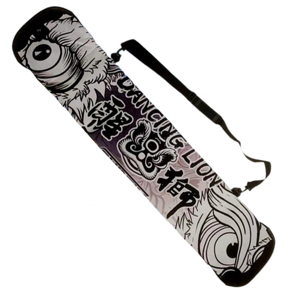 WEALTHY73 Snowboard Bag Snowboard Ski Bag SBR Elastic Diving Material Thickened Wear-Resistant Waterproof Single Shoulder Storage Bag, Lion,135CM