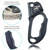 S.E.PEAK UIAA & CE Certified Climbing Rappelling Equip Hand Ascender for 8-13mm Rope Right Hand Black view 4