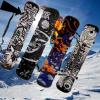WEALTHY73 Snowboard Bag Snowboard Ski Bag SBR Elastic Diving Material Thickened Wear-Resistant Waterproof Single Shoulder Storage Bag, Doodle,135CM view 2