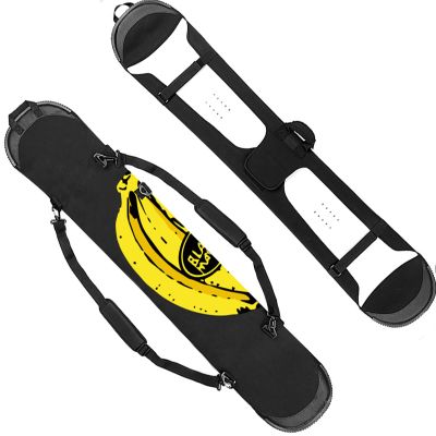WEALTHY73 Snowboard Protective Cover Bag Snowboard Backpack Shoulder Veneer Equipment Storage Bag SBR Waterproof Fabric Wear-Resistant and Impact-Resistant, Banana,150CM