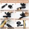 62" Archery Bowfishing Reel Kit 25-50lbs Archery Set Adult Takedown Recurve Bow for Hunting Right Hand Fishing Bow with Fishing Reel and Bowfishing Reel Seat (25LBS) view 4