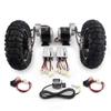 10 Inch Off-Road Wheel Dual Drive 350W Geared Motor Chain Kit Reverse Switch for Barrow Trolley Wagon Bike with Reverse (36V350W Max 4kph) view 1