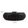 10 Inch Off-Road Wheel Dual Drive 350W Geared Motor Chain Kit Reverse Switch for Barrow Trolley Wagon Bike with Reverse (36V350W Max 4kph) view 4