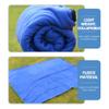 Creative Double-Sided Fleece Sleeping Bag for Camping Lightweight Portable Travel Blanket for Outdoor Activities Hiking and Picnics view 4