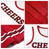 4 Pcs Girls Halloween Cheerleader Costume Outfit Set Fancy Dress for Kids Halloween Birthday Party (6 to 7 Years Old) view 4