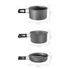 XIXIDIAN Camping Cookware Mess Kit, Nonstick Backpacking Cooking Set, Outdoor Cook Gear, Camping Picnic Hiking Utensils view 2
