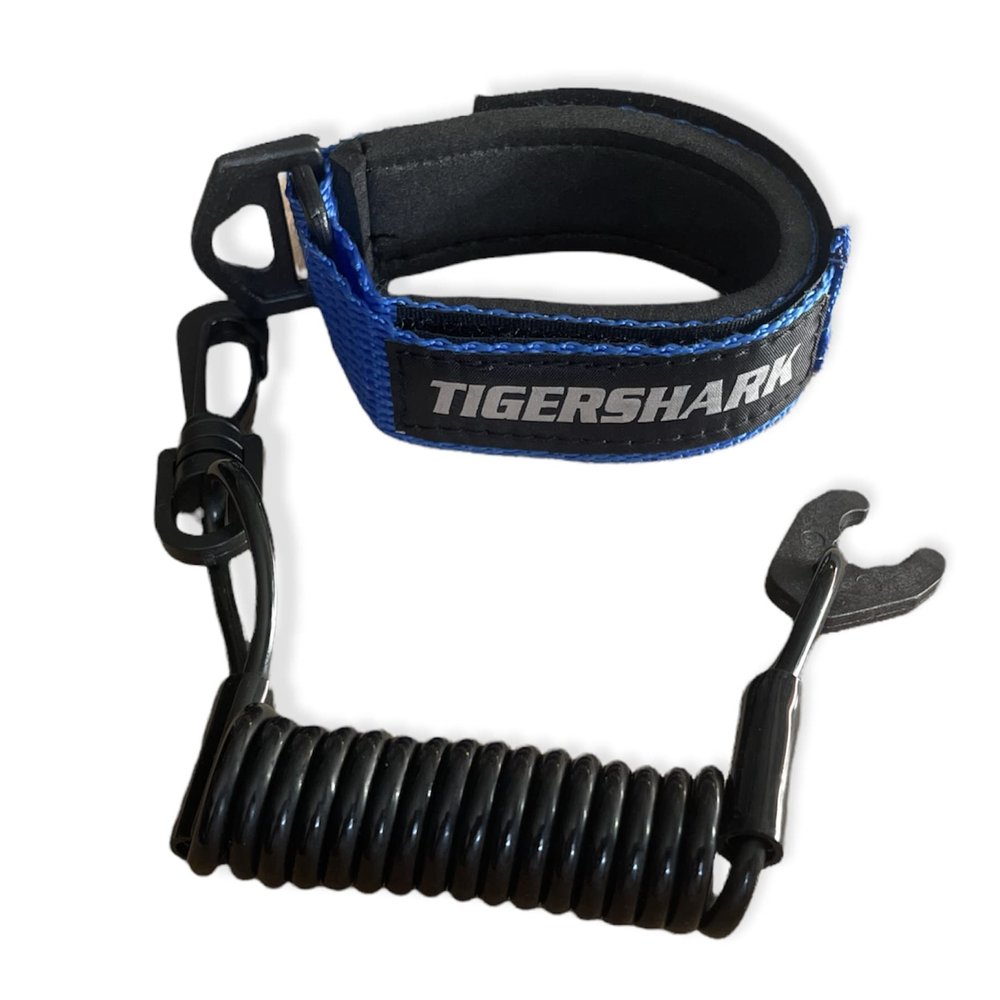 JLP Compatible with Tigershark Atv Jet Ski PWC Barracuda Daytona Monte Carlo Monteg Wrist Band and Lanyard Blue-Black