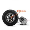 10 Inch Off-Road Wheel Dual Drive 350W Geared Motor Chain Kit Reverse Switch for Barrow Trolley Wagon Bike with Reverse (36V 350W Max 8kph) view 2
