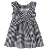 Beganly Toddler Baby Girls Cotton Ruffle Backless Sleeveless Swing Kids Plaid Casual Dresses Black 90 view 1