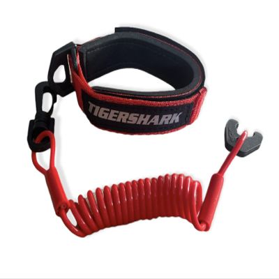 JLP Tigershark Tiger Shark Barracuda Daytona Monte Carlo Monteg Lanyard & Wrist Band Red