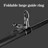 LEIYAN Outdoors Fishing Pole Travel Fishing Rod,2.4m~5.4m Telescopic Surf Casting Spinning Fishing Rod Carbon Fiber Superhard Fishing Pole 60-150g Telescopic Fishing Rod (Color : Black, Size : 4.5m) view 3