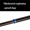 LEIYAN Outdoors Fishing Pole Travel Fishing Rod,2.4m~5.4m Telescopic Surf Casting Spinning Fishing Rod Carbon Fiber Superhard Fishing Pole 60-150g Telescopic Fishing Rod (Color : Black, Size : 4.5m) view 4