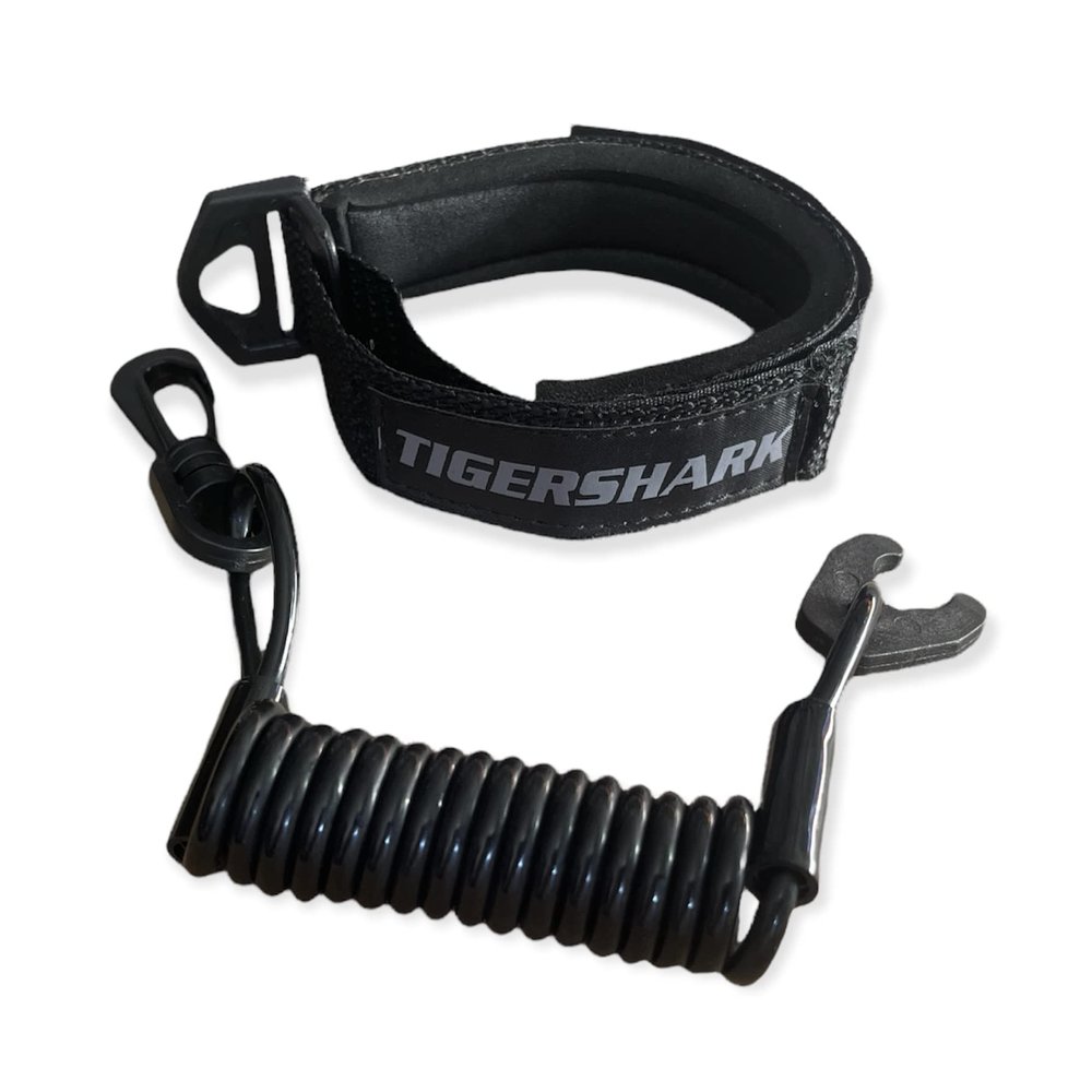 JLP Tigershark Tiger Shark Barracuda Daytona Monte Carlo Monteg Lanyard & Wrist Band Black