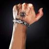 1PC Fashion Link Bracelets Silver Gold Dragon Head Dragon Lin Bracelet Retro Exaggerated Men's Dragon Bracelet Jewelry Accessories(19cm,Silver&Golden) view 3