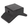 Tbest Boat Trailer Rollers and Brackets,4in Universal Black Rubber Bow Stop,Black Rubber Molded Y Bow Stop Boat Trailer Rubber Bow Stop Professional Boat V Block for Yachts Trailers view 1