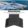 Tbest Boat Trailer Rollers and Brackets,4in Universal Black Rubber Bow Stop,Black Rubber Molded Y Bow Stop Boat Trailer Rubber Bow Stop Professional Boat V Block for Yachts Trailers view 2