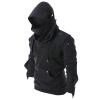 tuduoms Hoodies for Men Gothic Steampunk Shirts Cyberpunk Costume Hoodie Pullover Coat Winter Slim Fit Long Sleeve Sweatshirt view 2