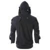 tuduoms Hoodies for Men Gothic Steampunk Shirts Cyberpunk Costume Hoodie Pullover Coat Winter Slim Fit Long Sleeve Sweatshirt view 3
