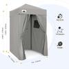 EAGLE PEAK Flex Ultra Compact 4x4 Pop-up Canopy, Sun Shelter, Changing Room, Portable Privacy Canopy Cabana for Pool, Fashion Photoshoots, or Camping, Gray view 3