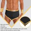 iiniim Ancient Greek Men Roman Toga Lingerie Fancy Mini Skirt Underwear Cosplay Costume Black XX-Large view 3