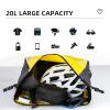 ROCKBROS Bike Pannier Waterproof 27L Large Capacity Bike Bag Rear Rack Bicycle Pannier Bag Waterproof for Grocery Touring Cycling Triangle Yellow*1 view 3