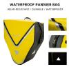 ROCKBROS Bike Pannier Waterproof 27L Large Capacity Bike Bag Rear Rack Bicycle Pannier Bag Waterproof for Grocery Touring Cycling Triangle Yellow*1 view 4