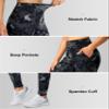 G Gradual Women's Joggers High Waisted Yoga Pants with Pockets Loose Leggings for Women Workout, Athletic, Lounge (Black Tie Dye, XX-Large) view 4