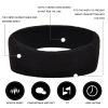 BLMHTWO 3 Pieces of Sweat Band Set, Headbands for Men Kids Sweatbands Including 1 Headband and 2 Wristbands Black Cotton Super Soft and Comfy Sweatband for Tennis Working Out Boxing Gym (Black) view 4