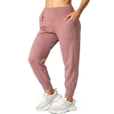 G Gradual Women's Joggers High Waisted Yoga Pants with Pockets Loose Leggings for Women Workout, Athletic, Lounge (Mauve Pink, XX-Large)