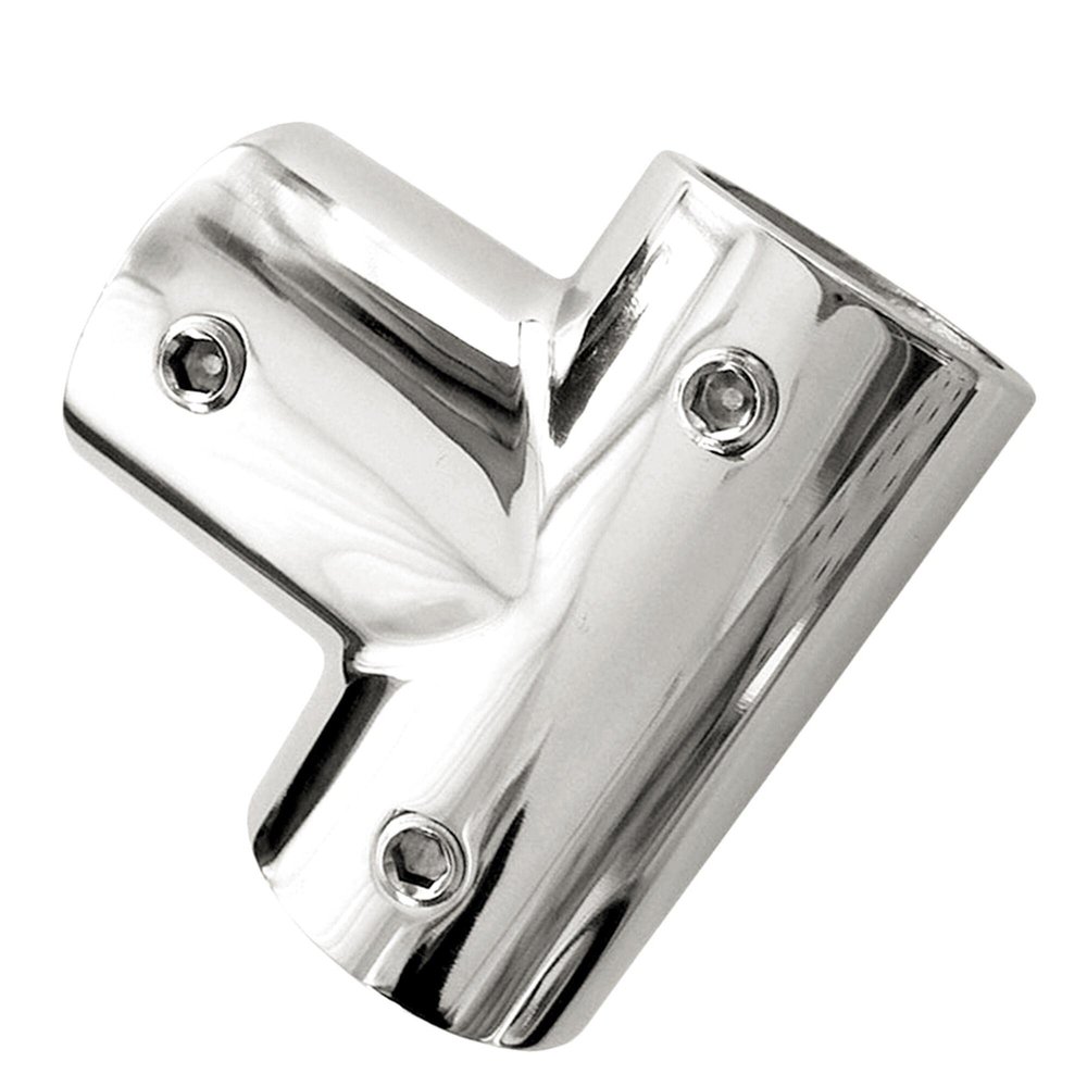 1PC Heavy Duty 316 Stainless Steel 90 Degree Pipe Tube Connector Clamp Boat HardwareMarine Pipe Connectors Marine Yacht Railing Handrail (1-1/4inch, Type:90 Degree)