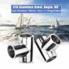 1PC Heavy Duty 316 Stainless Steel 90 Degree Pipe Tube Connector Clamp Boat HardwareMarine Pipe Connectors Marine Yacht Railing Handrail  (1-1/4inch, Type:90 Degree) view 2