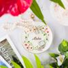 Aloha Designs - Aloha Hawaii Hibiscus Round Jewelry Dish Trinket Dish Ring Dish Ceramic Holder Key Trinket Plate Bowl Home Decorative Cute Decor Jewelry Tray Dish Gift Mom Birthday view 3