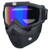 Paintball Mask Anti Fog, Full Face Tactical Mask Goggles Detachable for Motorcycle Cycling Skiing Halloween CS Game Cosplay (Colorful) view 1