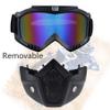 Paintball Mask Anti Fog, Full Face Tactical Mask Goggles Detachable for Motorcycle Cycling Skiing Halloween CS Game Cosplay (Colorful) view 4